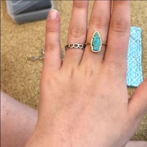 Kendra Scott turquoise “Skylen” Ring